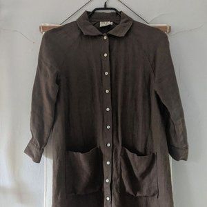 FSOT Beaton Linen Raglan Coat Dress